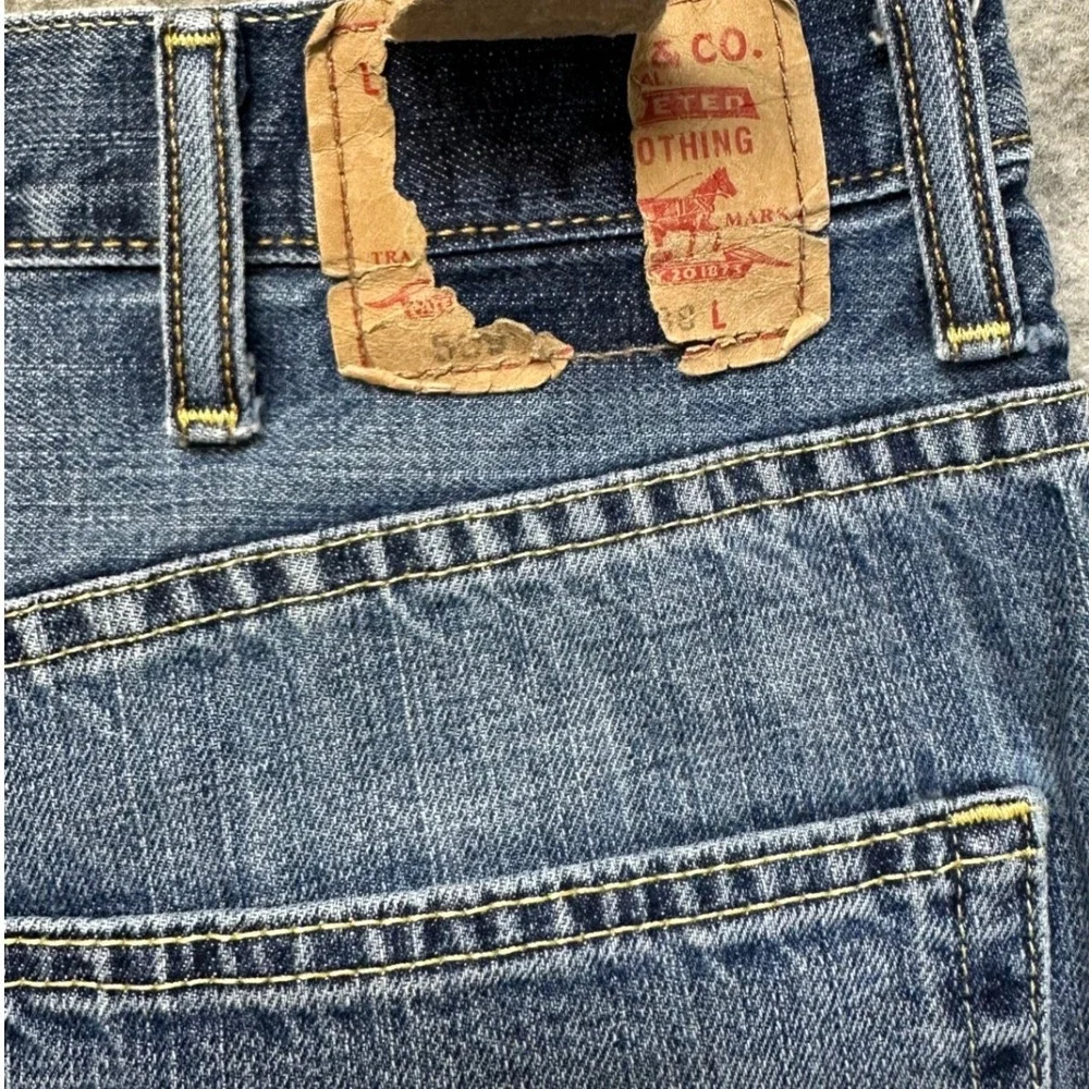 Levis 569 Loose Straight‎ Jeans Mens 38 Blue Good Relaxed Fit Denim Pants